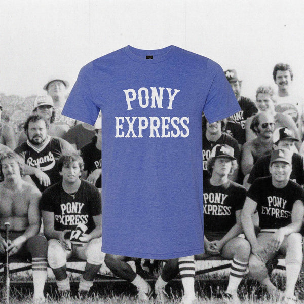 Pony Express Baseball Tee | Soft Cotton Fan Shirt – The Stone Pony