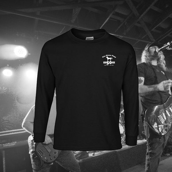 50th Anniversary Black Long Sleeve Tee – The Stone Pony Asbury Park