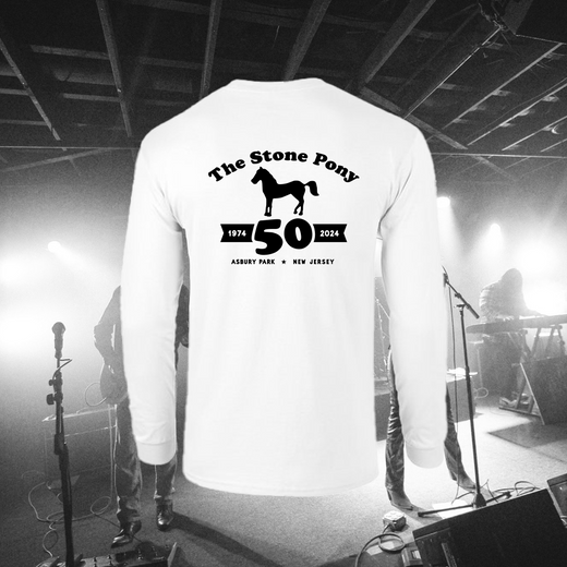 50th Anniversary White Long Sleeve Tee